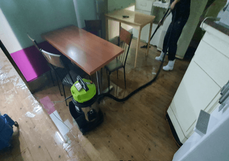 침수 복구 현장 1